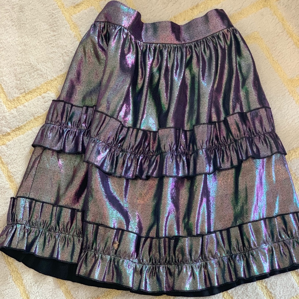 Metallic midi ASOS skirt